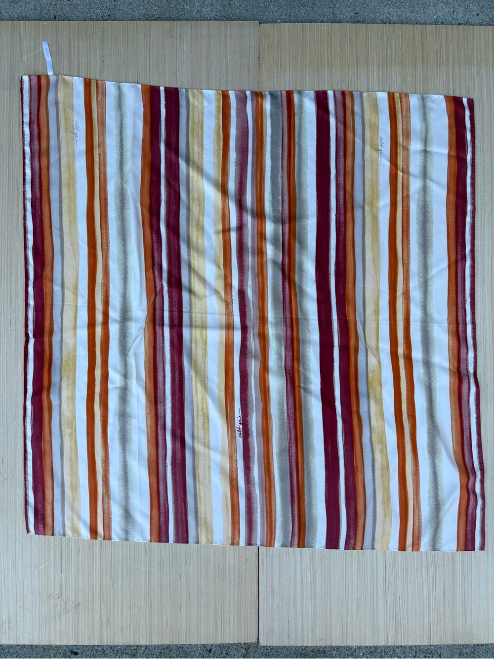 Cult Gaia Gaia’s silk scarf in jasper watercolor - Picture 4 of 6
